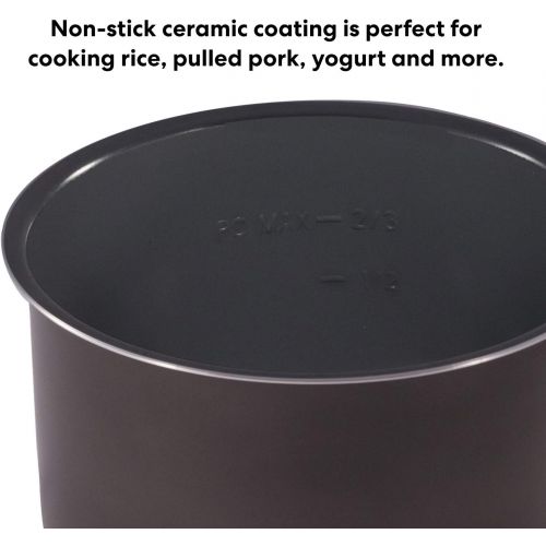  Instant Pot Ceramic Non Stick Interior Coated Inner Cooking Pot 8 Quart