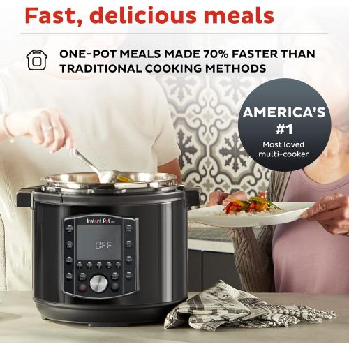  Instant Pot Pro 10-in-1 Pressure Cooker, Slow Cooker, Rice/Grain Cooker, Steamer, Saute, Sous Vide, Yogurt Maker, Sterilizer, and Warmer, 6 Quart