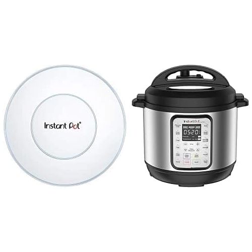  Instant Pot Duo Plus 9-in-1 Electric Pressure Cooker, Sterilizer, Slow Cooker, 6 Quart, 15 One-Touch Programs & Genuine Instant Pot Silicone Lid 5 and 6 Quart