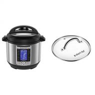 Instant Pot Ultra 10-in-1 Electric Pressure Cooker, Sterilizer, Slow Cooker, Rice Cooker, 6 Quart, 16 One-Touch Programs & Genuine Instant Pot Tempered Glass Lid, 9 in. (23 cm), 6