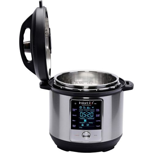  Instant Pot Max Pressure Cooker 9 in 1, Best for Canning with 15PSI and Sterilizer, 6 Qt & Silicone Starter Set