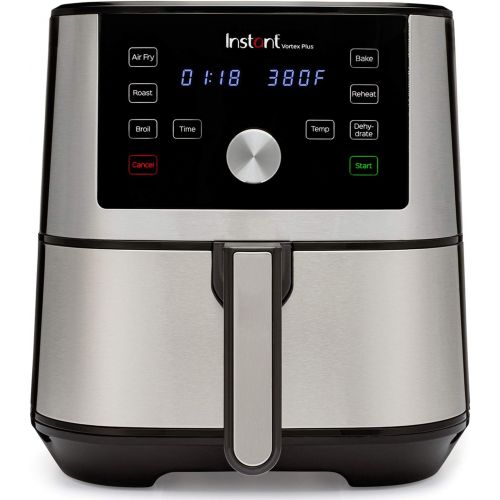  Instant Pot Instant Vortex Plus Air Fryer 6 in 1, Best Fries Ever, Dehydrator, 6 Qt, 1500W & Ultra 10-in-1 Electric Pressure Cooker, Sterilizer, Slow Cooker, 6 Quart, 16 One-Touch Programs