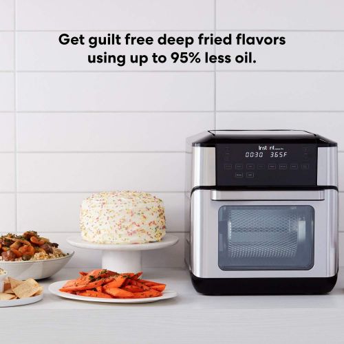  Instant Pot Instant Vortex Pro Air Fryer Oven 9 in 1 with Rotisserie, 10 Qt, EvenCrisp Technology & Ultra 10-in-1 Electric Pressure Cooker, Sterilizer, Slow Cooker, Rice Cooker, 6 Quart, 16 On