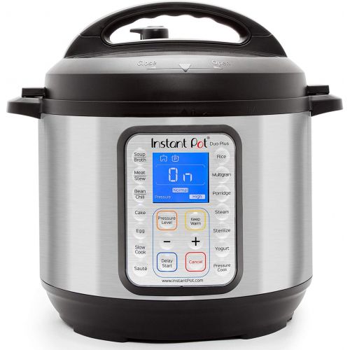  Instant Pot Duo Plus 9-in-1 Electric Pressure Cooker, Sterilizer, Slow Cooker, Rice Cooker, Steamer, Saute, 8 Quart, 15 One-Touch Programs & ant Pot Tempered Glass lid, Clear 10 In