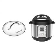 Instant Pot Duo Plus 9-in-1 Electric Pressure Cooker, Sterilizer, Slow Cooker, Rice Cooker, Steamer, saute, 6 Quart, 15 One-Touch Programs & Tempered Glass Lid, 9 in. (23 cm), 6 Qu