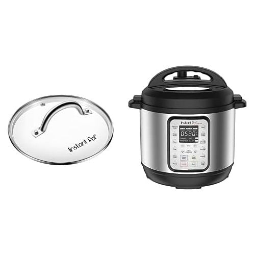  Instant Pot Duo Plus 9-in-1 Electric Pressure Cooker, Sterilizer, Slow Cooker, Rice Cooker, Steamer, saute, 6 Quart, 15 One-Touch Programs & Tempered Glass Lid, 9 in. (23 cm), 6 Qu