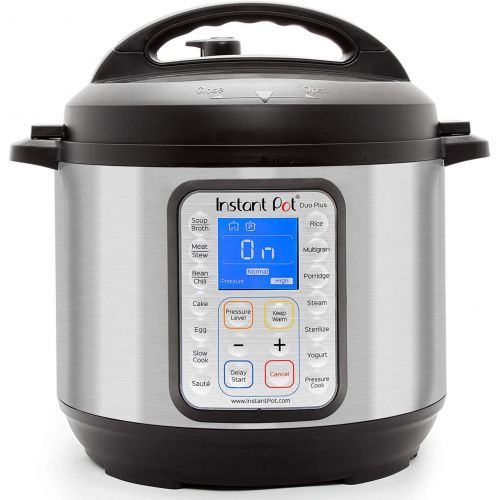  Instant Pot Duo Plus 9-in-1 Electric Pressure Cooker, Sterilizer, Slow Cooker, Rice Cooker, Steamer, saute, 6 Quart, 15 One-Touch Programs & Tempered Glass Lid, 9 in. (23 cm), 6 Qu