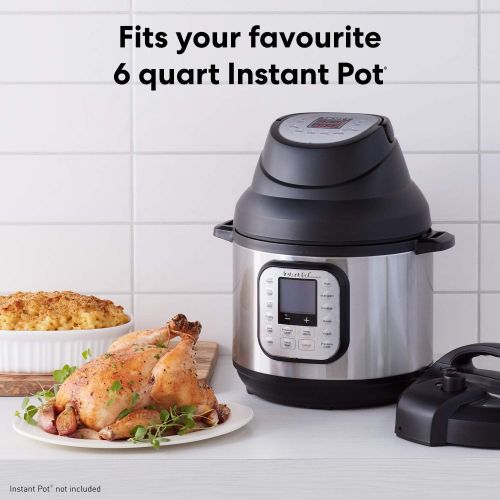  [아마존베스트]Instant Pot Air Fryer Lid 6 in 1, No Pressure Cooking Functionality, 6 Qt, 1500 W