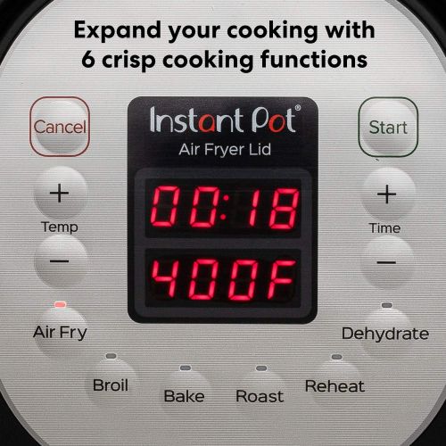  [아마존베스트]Instant Pot Air Fryer Lid 6 in 1, No Pressure Cooking Functionality, 6 Qt, 1500 W