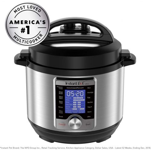  [아마존베스트]Instant Pot Ultra 3 Qt 10-in-1 Multi- Use Programmable Pressure Cooker, Slow Cooker, Rice Cooker, Yogurt Maker, Egg Cooker, Saute, Steamer, Warmer, and Sterilizer, Silver