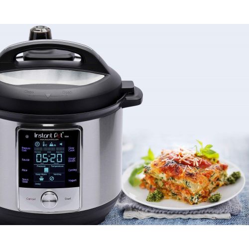  Instant Pot 60 Max 6 Quart Electric Pressure Cooker, Silver