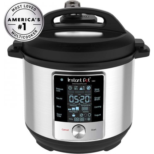  Instant Pot 60 Max 6 Quart Electric Pressure Cooker, Silver