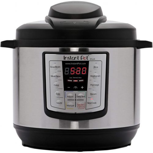  Instant Pot LUX60V3 V3 6 Qt 6-in-1 Multi-Use Programmable Pressure Cooker, Slow Cooker, Rice Cooker, Saute, Steamer, and Warmer