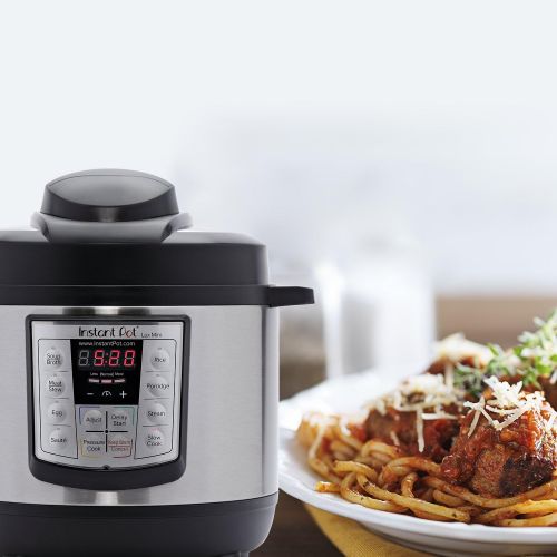  Instant Pot LUX60V3 V3 6 Qt 6-in-1 Multi-Use Programmable Pressure Cooker, Slow Cooker, Rice Cooker, Saute, Steamer, and Warmer