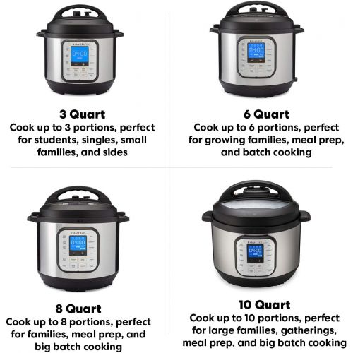  InstaPot NEWEST Instant Pot DUO650 6 Qt 7-in-1 Multi-Use Programmable Pressure Cooker, Slow Cooker, Rice Cooker, Steamer, Saute, Yogurt Maker and Warmer (Packaging May Vary)