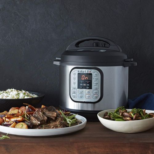  InstaPot NEWEST Instant Pot DUO650 6 Qt 7-in-1 Multi-Use Programmable Pressure Cooker, Slow Cooker, Rice Cooker, Steamer, Saute, Yogurt Maker and Warmer (Packaging May Vary)