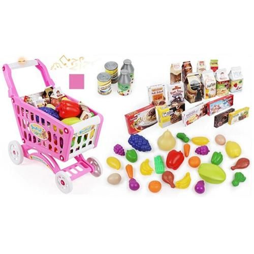  Insten Shopping Cart Play Set (Pink) (Gift Idea)