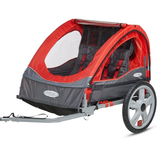  Instep Bike Trailer for Toddlers, Kids, Single and Double Seat, 2-In-1 Canopy Carrier, Multiple Colors