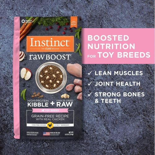  Instinct Raw Boost Small Breed & Toy Breed Grain Free Recipe Natural Dry Dog Food