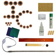 Instrument Clinic Alto Saxophone Pad Installation Kit, with Plastic Resonators, Leak Light, Please Email Your Model