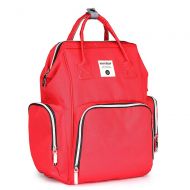 Insular Diaper Bag Backpack,Large-Capacity Waterproof Mummy Bag,Maternity Travel Backpack,Baby Nappy Bag...