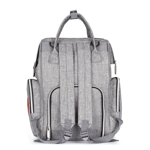  Insular Diaper Backpack Bag Organizer for Mummy All in One (Gray)