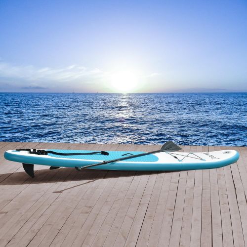  Intec [in.tec] Stand Up Paddle Board 305x71x10cm Tuerkis Surfboard SUP Paddelboard Wellenreiter aufblasbar