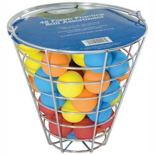  Intech Range Bucket with 48 Multi-Color Foam Golf Balls