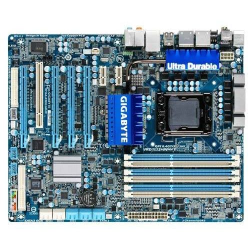 기가바이트 Gigabyte Motherboard GA-X58A-UD3R Intel X58E Intel Core I7 LGA1366 DDR3 PCI-Express SATA Audio