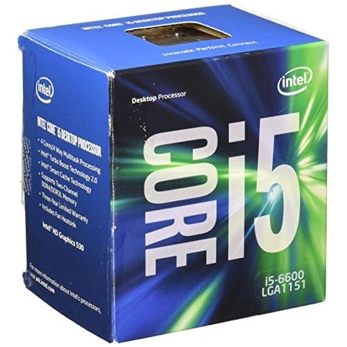  Intel Boxed Core I5-6600 FC-LGA14C 3.30 Ghz 6 M Processor Cache 4 LGA 1151 BX80662I56600