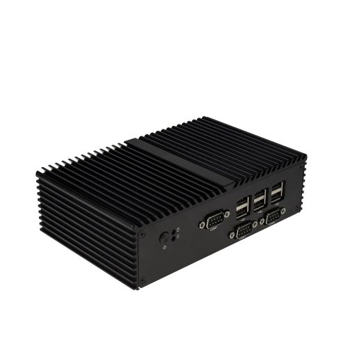  Qotom Industrial Mini Pc Q190X Intel Baytrail J1900 Quad Core,2.00Ghz Barebones 7 Rs232,2 LAN,1 Hd Video,1 Vga,8 USB,Support Windows OsLinux