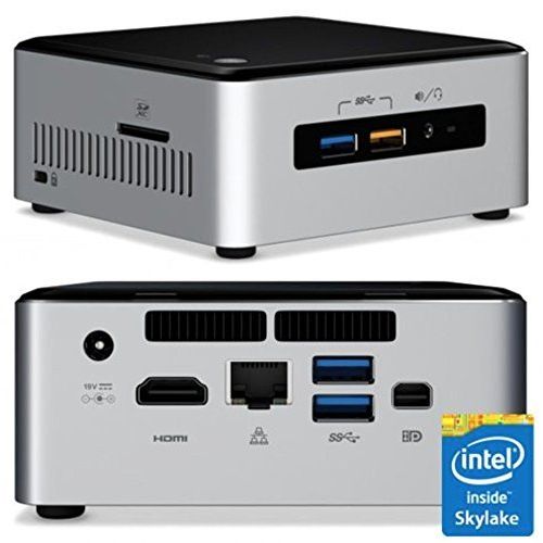  Intel DesktopHTPC 6th Generation Intel Dual-Core i3 2.3GHz, 16GB DDR4, 240GB SSD, Wifi, Bluetooth, 4K Capable, Dual Monitor Capable, Windows 10 Professional 64Bit