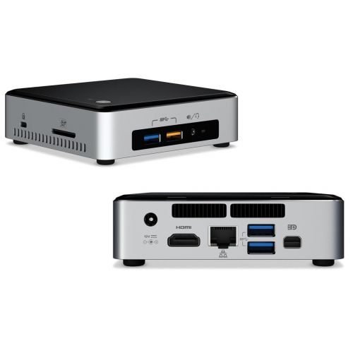  Intel NUC HTPCDesktop, 6th Generation Intel Dual-Core i3 2.3GHz, 8GB DDR4, 256GB SSD m.2 SATA, WiFi, Bluetooth, 4K Capable, Dual Monitor Capable, Windows 10 Professional 64Bit