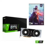 Intel & Nvidia Battlefield V PC Game and Nvidia GeForce RTX 2080 8GB GDDR6 Founders Edition Turing Architecture Graphics Card Brings The Power of Real-time ray tracing and AI to Games