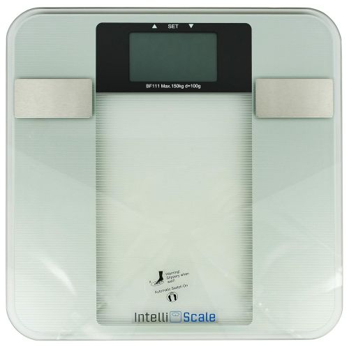  Set of 2 Intelli Scales - 6 Function Body Composition Monitor! Measures Weight, Body Fat, Muscle...