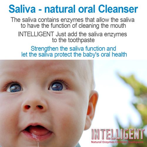  Intelligent INTELLIGENT Natural Saliva Enzymes Kids Mini Toothpaste Travel Size in Bulk Flouride Free Disposable,...