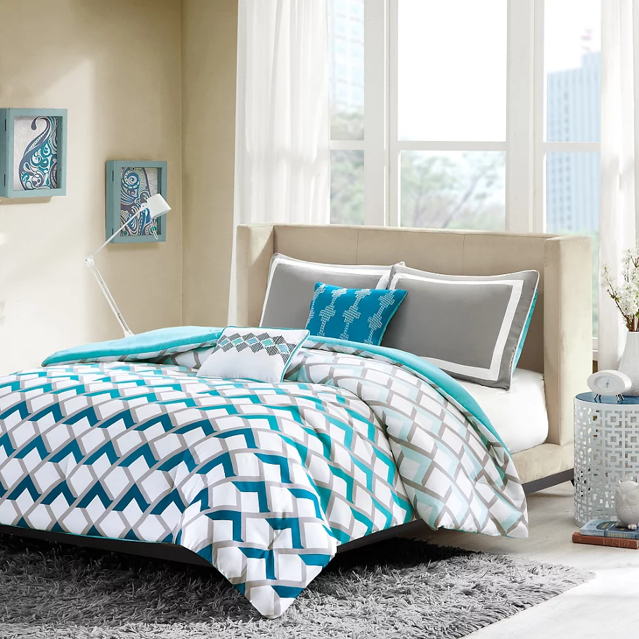 Intelligent Design Finn Comforter Set in Blue