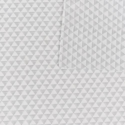  Intelligent Design Triangle Sheet Set, Grey