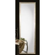 Intelligent Design XL Long Full Length Silver Wall Floor Mirror Wood Extra Long Dressing Contemporary