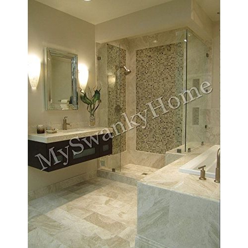  Intelligent Design Contemporary Frameless Venetian Wall Mirror | Layered Glass Frame Vanity