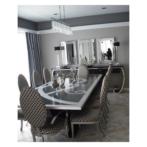  Intelligent Design Contemporary Frameless Venetian Wall Mirror | Layered Glass Frame Vanity