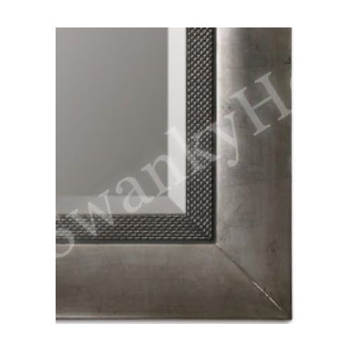  Intelligent Design Classic Oversize Silver Mirror | Wall Floor Leaner Huge