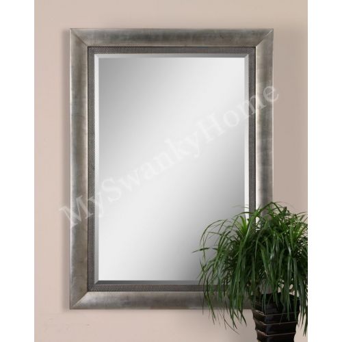  Intelligent Design Classic Oversize Silver Mirror | Wall Floor Leaner Huge