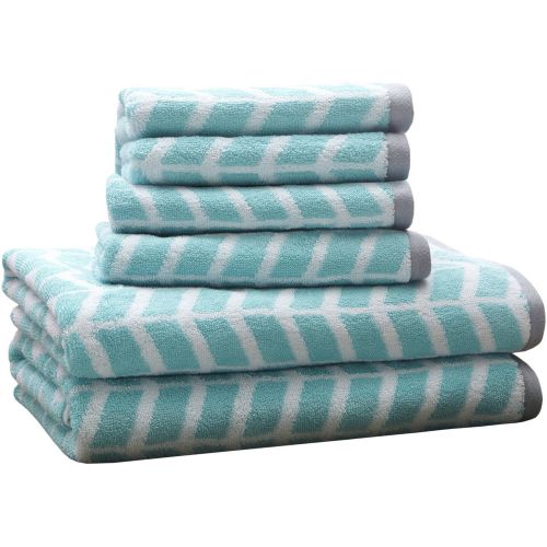  Home Essence Apartment Darcy 6 Piece Cotton Jacquard Towel Set