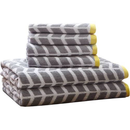  Home Essence Apartment Darcy 6 Piece Cotton Jacquard Towel Set
