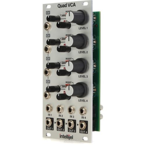  Intellijel Quad VCA Eurorack Amplifier and Cascaded Mixer Module