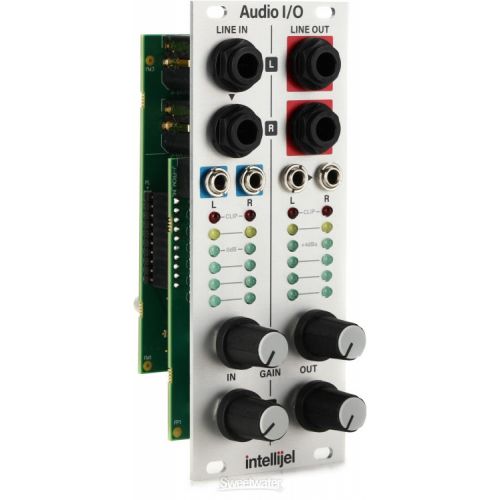  Intellijel Audio Interface II Balanced Line Level I/O Eurorack Module - 2023 Edition