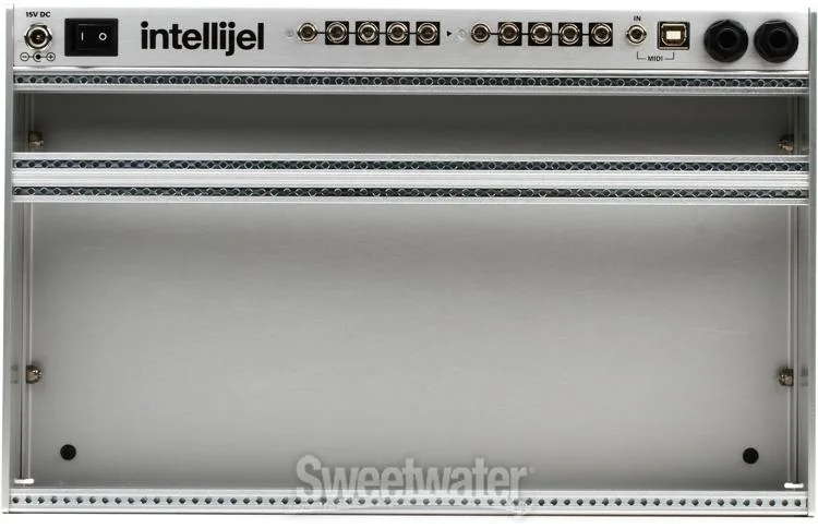  Intellijel 4U Palette 62 HP Eurorack Case with Power Supply - Silver
