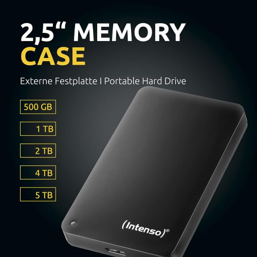  Intenso Memory Case 5 TB Portable Hard Drive, Black