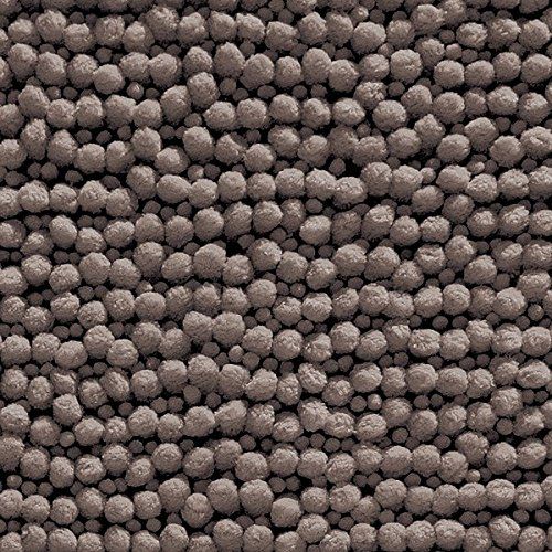  InterDesign Microfiber Frizz Bathroom Shower Accent Rug, 30 x 20, Mocha